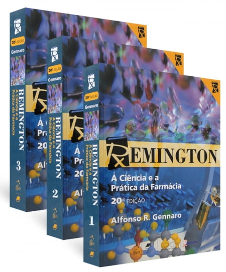 LIVRO A CIÊNCIA E A PRÁTICA DA FARMÁCIA REMINGTON 3 VOLUMES