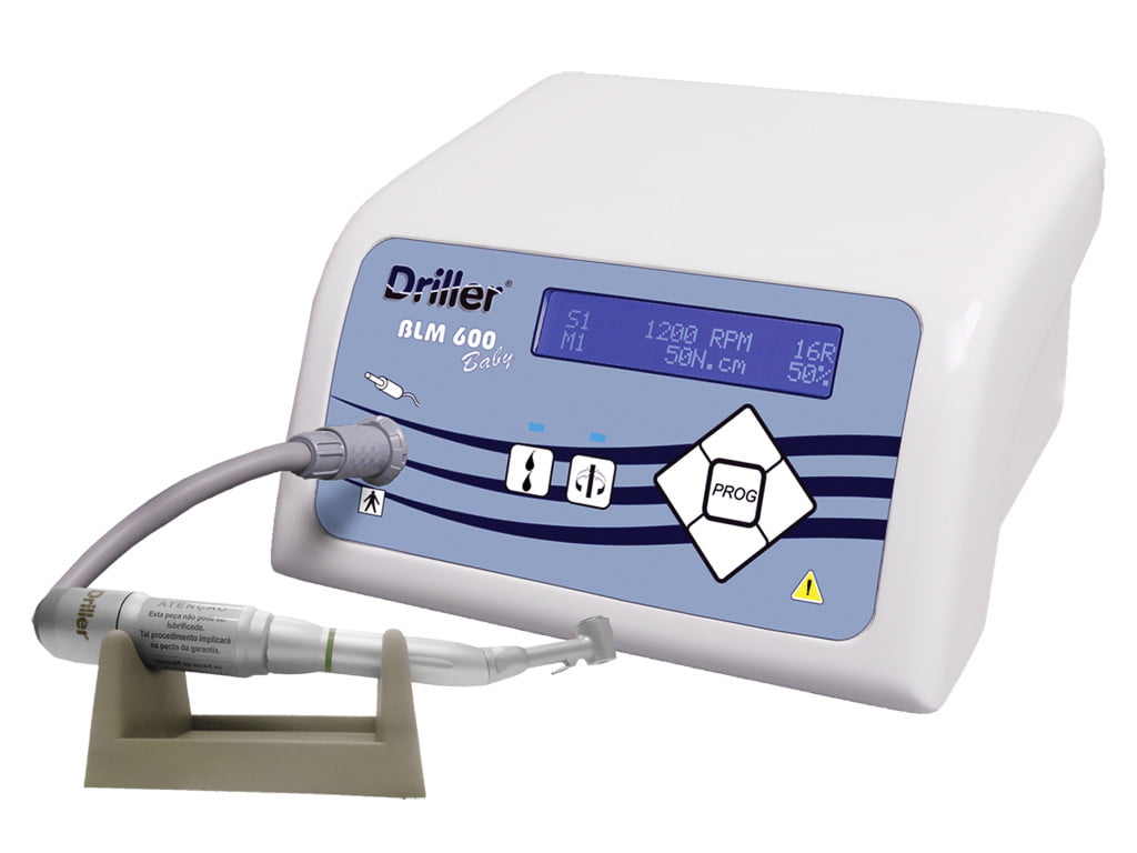 MOTOR IMPLANTE ENDODONTIA DRILLER ENDO MASTER SURGICAL COM CONTRA
