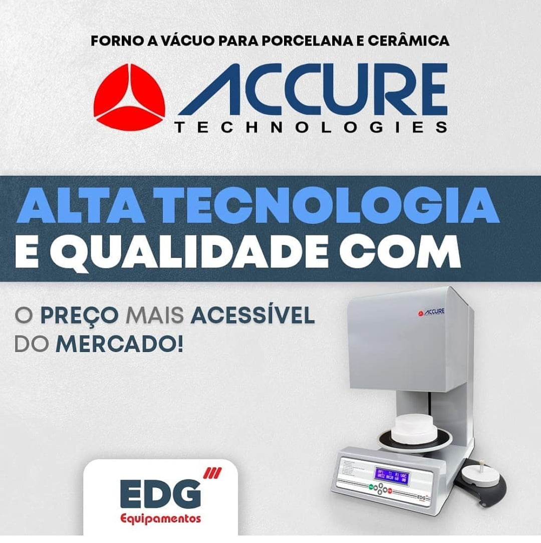 FORNO ACCURE EDG PARA CERÂMICA E PORCELANA  METALO CERÂMICA