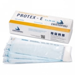 PAPEL GRAU CIRURGICO PROTEX E ENVELOPES 9 X 26 CM  10 CXS C/200 UNIDADES