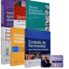 LIVRO KIT VETERINÁRIA PEQUENO PORTE 10 VOLUMES