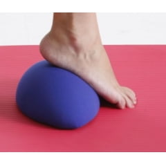 TATU DE ESPUMA PARA PILATES FISIOTERAPIA AZUL COM CAPA E VELCRO